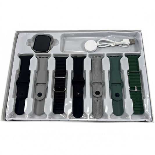 M38 Series 10 Smartwatch – Premium Edition with 7 Straps