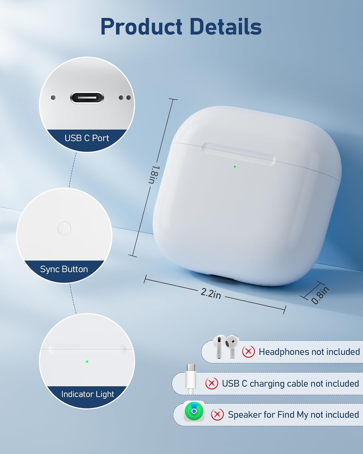 AirPods 4 Wireless USB-C Charging Case – Replacement