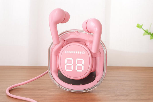 Ultrapods Air39 Wireless Earbuds – Bluetooth 5.3 | Heavy Bass Stereo • Noise Reduction • Waterproof Sports Pods with LED Battery Display & Mic