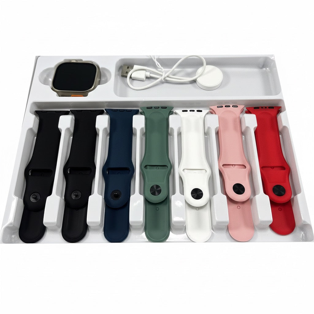Ultra 3 Smartwatch – Premium Edition with 7 Straps